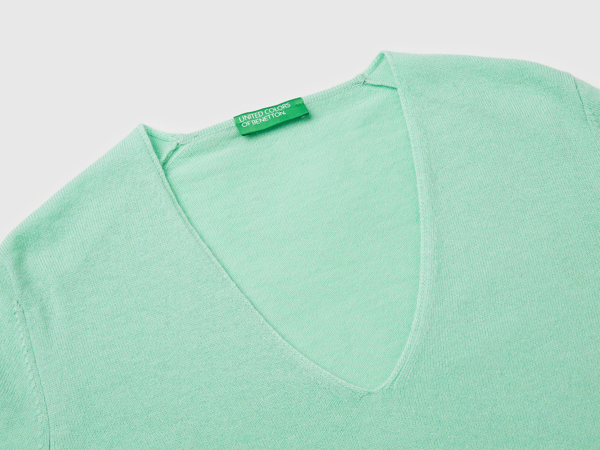 V NECK SWEATER L/S Mujer image number 7